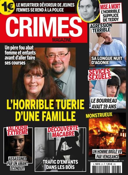 Crimes Magazine – Septembre-Novembre 2023 Cover