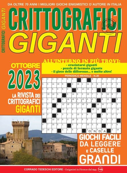 Crittografici Giganti – Ottobre 2023 Cover