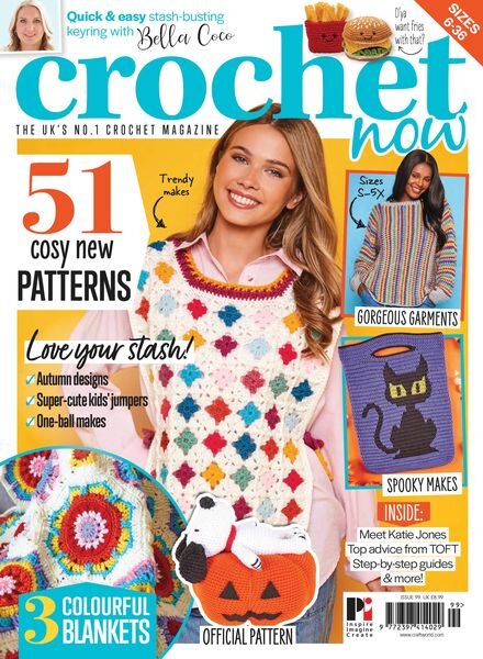 Crochet Now – Issue 99 – September 2023 Cover