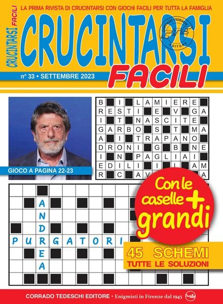 Crucintarsi Facili – Settembre 2023 Cover