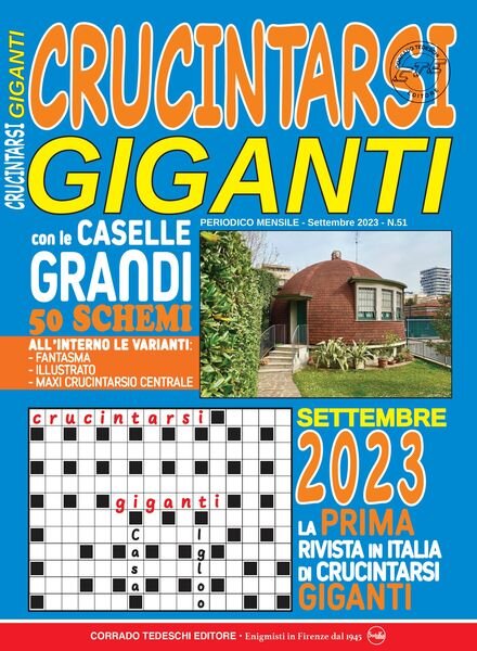 Crucintarsi Giganti – Settembre 2023 Cover