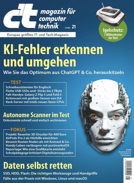 c’t Magazin fur Computertechnik – 08 September 2023 Cover