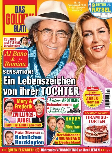 Das Goldene Blatt – 2 September 2023 Cover