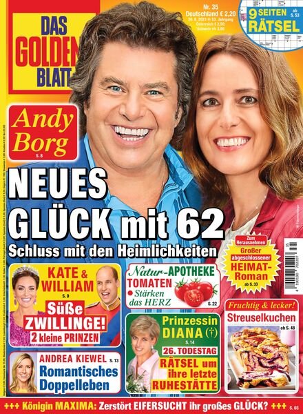 Das Goldene Blatt – 26 August 2023 Cover