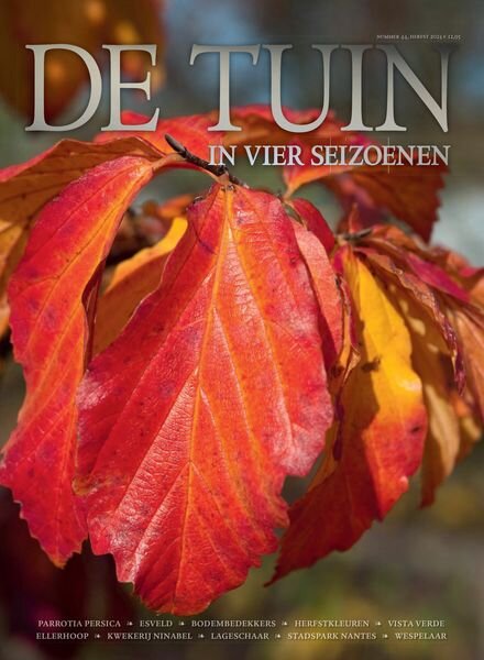 De Tuin in vier seizoenen – 29 Augustus 2023 Cover