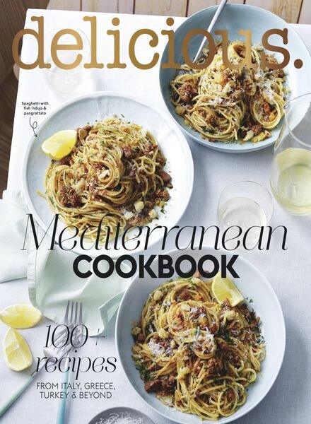 delicious Cookbooks – Mediterranean – August 2023 Cover