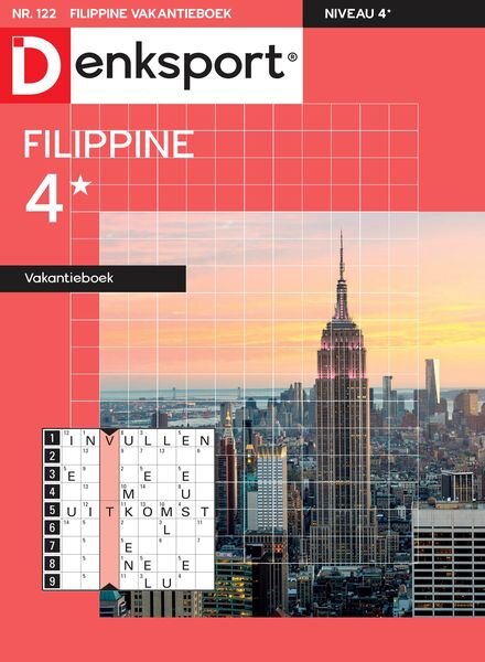 Denksport Filippine 4 Vakantieboek – 24 Augustus 2023 Cover