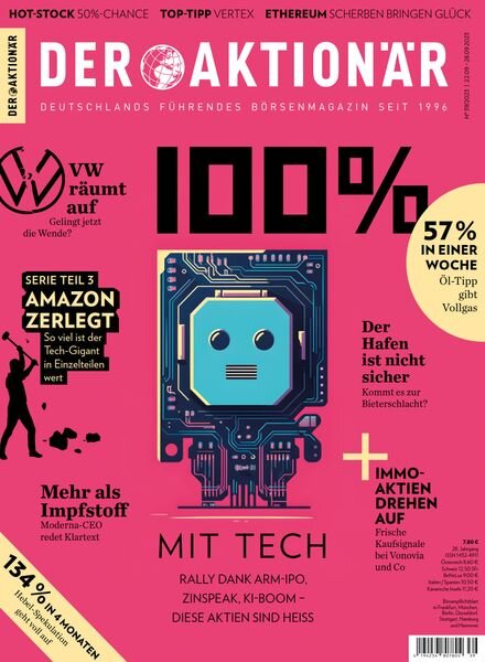 Der Aktionar – 23 September 2023 Cover