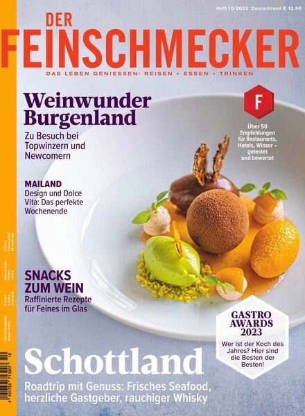 Der Feinschmecker – Oktober 2023 Cover