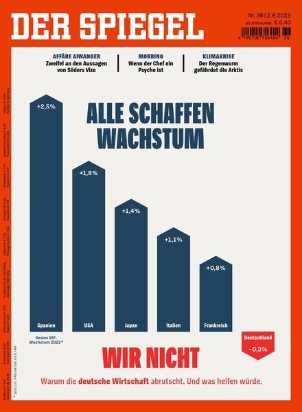 Der SPIEGEL – 02 September 2023 Cover