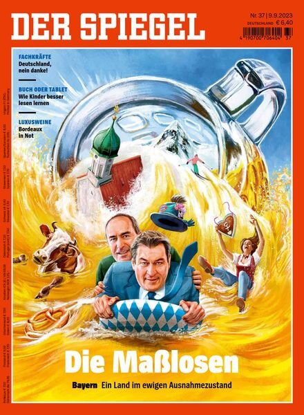 DER SPIEGEL – 09 September 2023 Cover