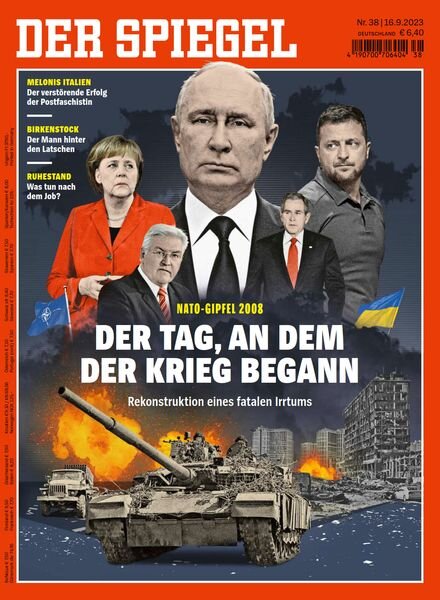 Der Spiegel – 16 September 2023 Cover