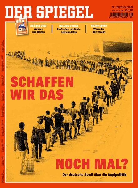 DER SPIEGEL – 23 September 2023 Cover