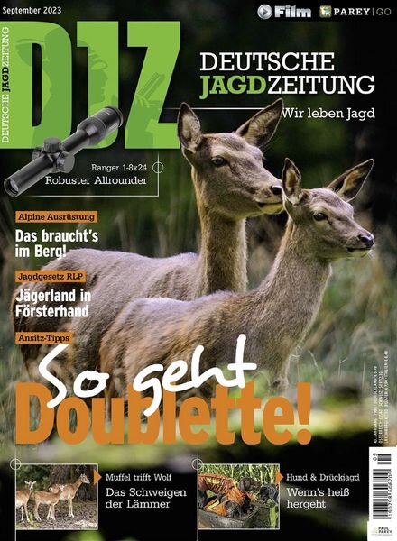 Deutsche Jagdzeitung – September 2023 Cover