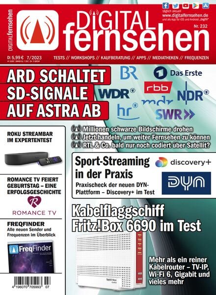 Digital Fernsehen – September 2023 Cover