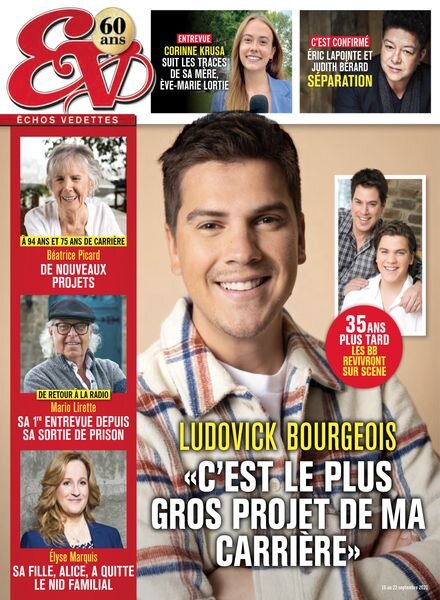 echos Vedettes – 16 Septembre 2023 Cover