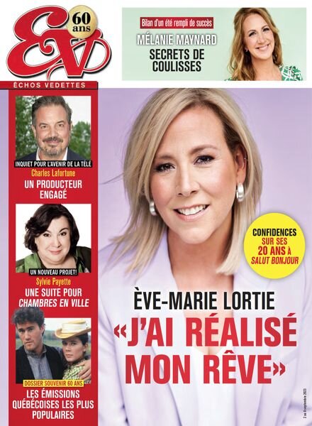 echos Vedettes – 2 Septembre 2023 Cover