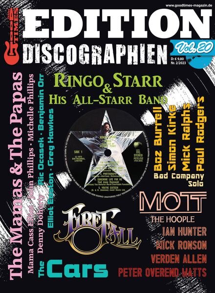 Edition Discographien – Volume 20 – September 2023 Cover