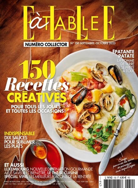 Elle a Table – Septembre-Octobre 2023 Cover