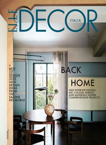 Elle Decor Italia English Edition – September 2023 Cover