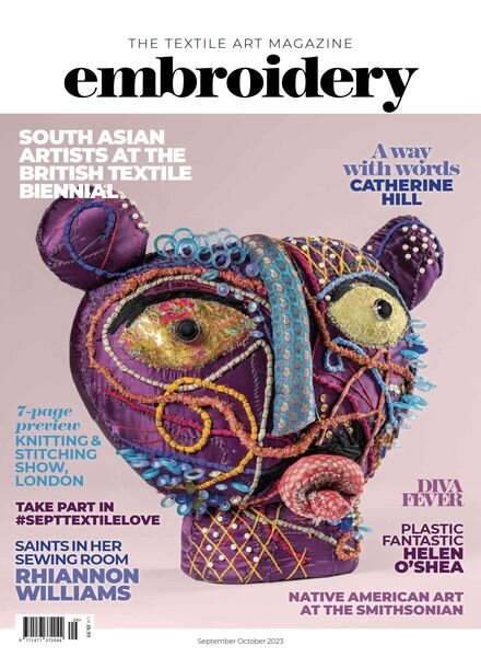 Embroidery Magazine – September-October 2023 Cover