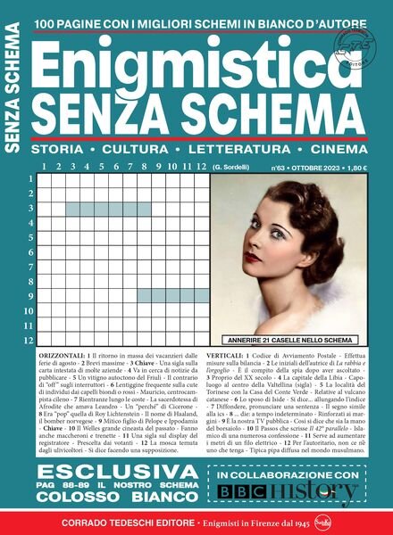 Enigmistica Senza Schema – Ottobre 2023 Cover