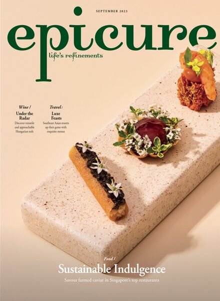 epicure Singapore – September 2023 Cover