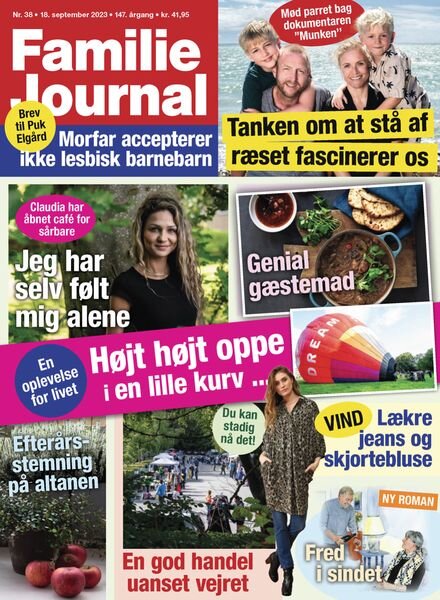Familie Journal – 18 September 2023 Cover