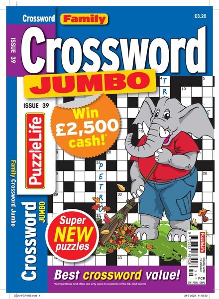 Family Crossword Jumbo – Issue 39 – 21 September 2023 Cover