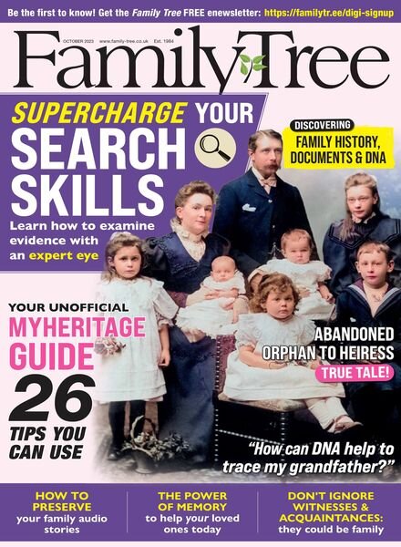Family Tree UK – October 2023 Cover