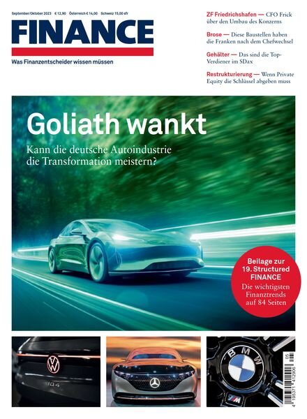 Finance – September-Oktober 2023 Cover