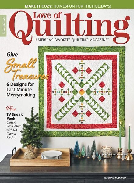 Fons & Porter’s Love of Quilting – November-December 2023 Cover