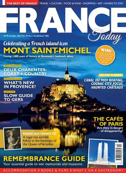 France Today Magazine UK Edition – Issue 197 – September 2023 Cover