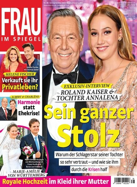 Frau im Spiegel – 13 September 2023 Cover