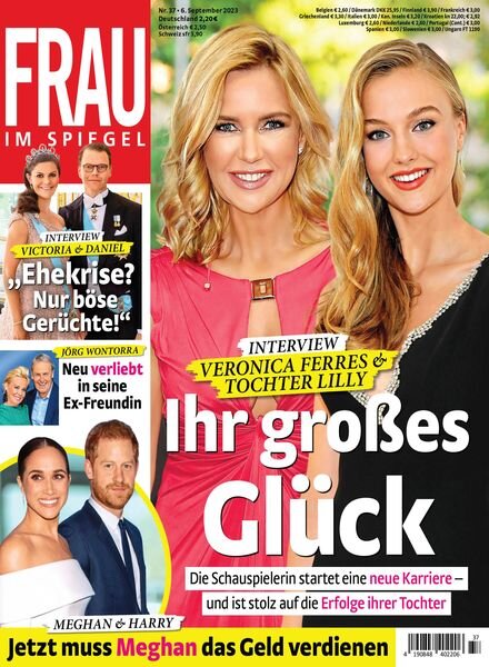Frau im Spiegel – 6 September 2023 Cover