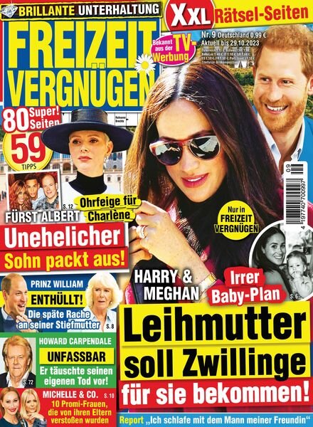 Freizeit Vergnugen – 26 September 2023 Cover