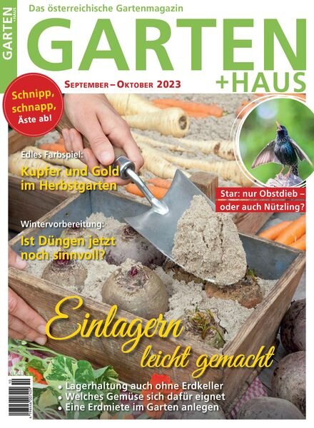 Garten+Haus – September-Oktober 2023 Cover