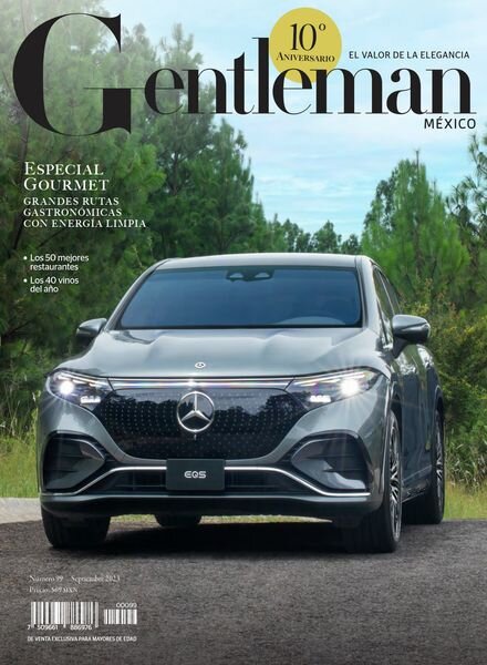 Gentleman Mexico – Septiembre 2023 Cover