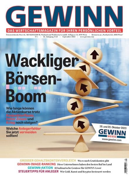 Gewinn – August 2023 Cover