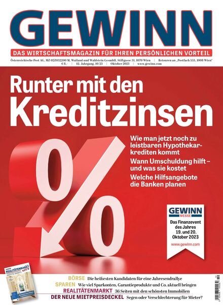 Gewinn – Oktober 2023 Cover