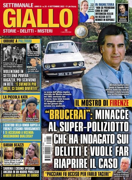 Giallo – 6 Settembre 2023 Cover