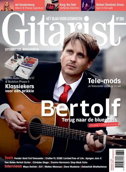 Gitarist Netherlands – September 2023 Cover