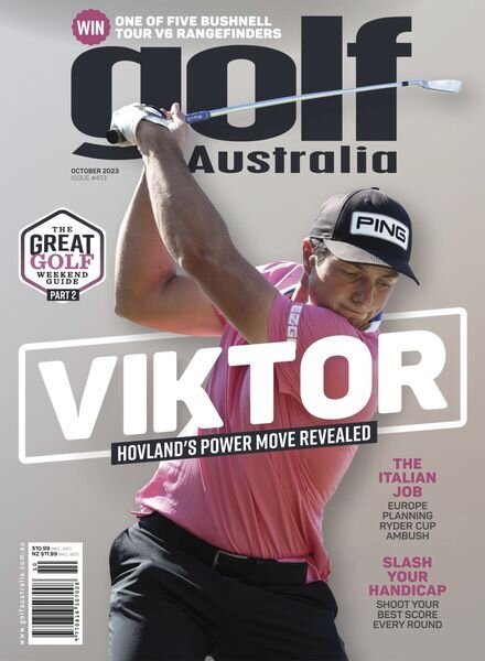 Golf Australia – Issue 413 – October 2023 Cover