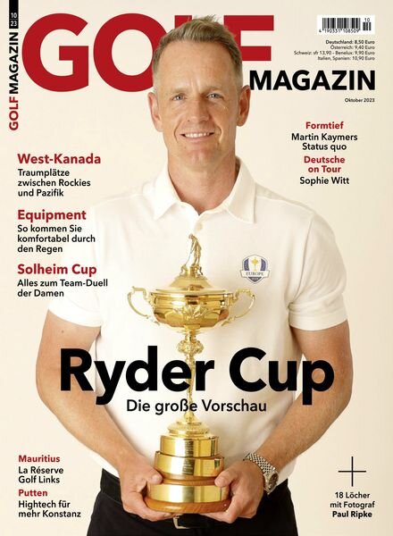 Golf Magazin – Oktober 2023 Cover
