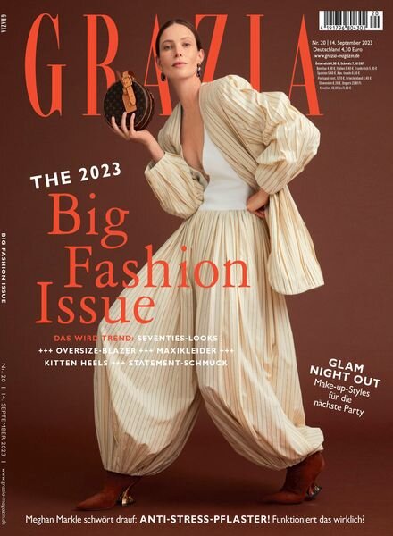 Grazia Germany – 14 September 2023 Cover