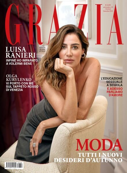 Grazia Italia – 7 Settembre 2023 Cover
