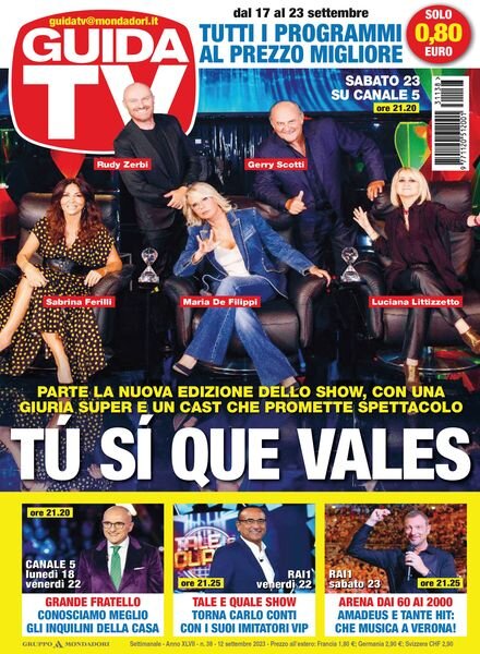 GuidaTV – 12 Settembre 2023 Cover