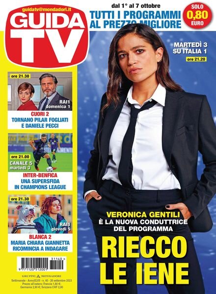 GuidaTV – 26 Settembre 2023 Cover