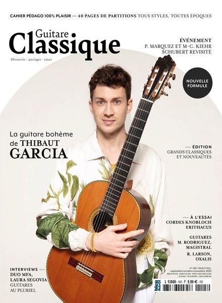 Guitare Classique – 25 Septembre 2023 Cover