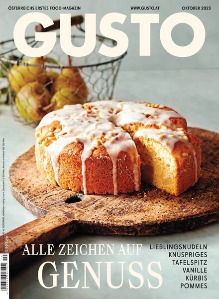 Gusto – Oktober 2023 Cover